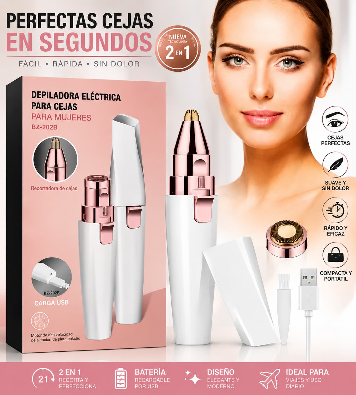 Perfiladora Facial 2 en 1