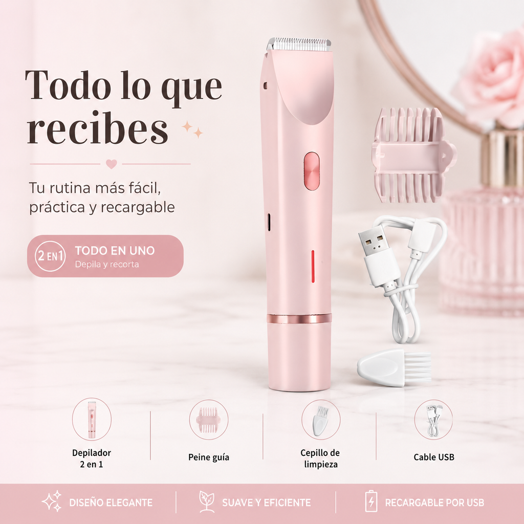 Rasuradora Femenina Vello Intimo Tiktok